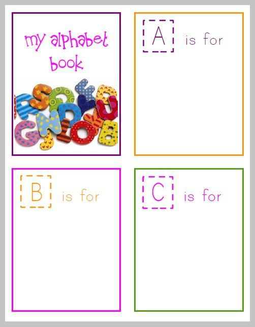 FREE Printable Alphabet Book For Preschoolers Alphabet 