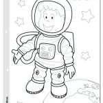 Free Printable Astronaut Coloring Page Crafts And