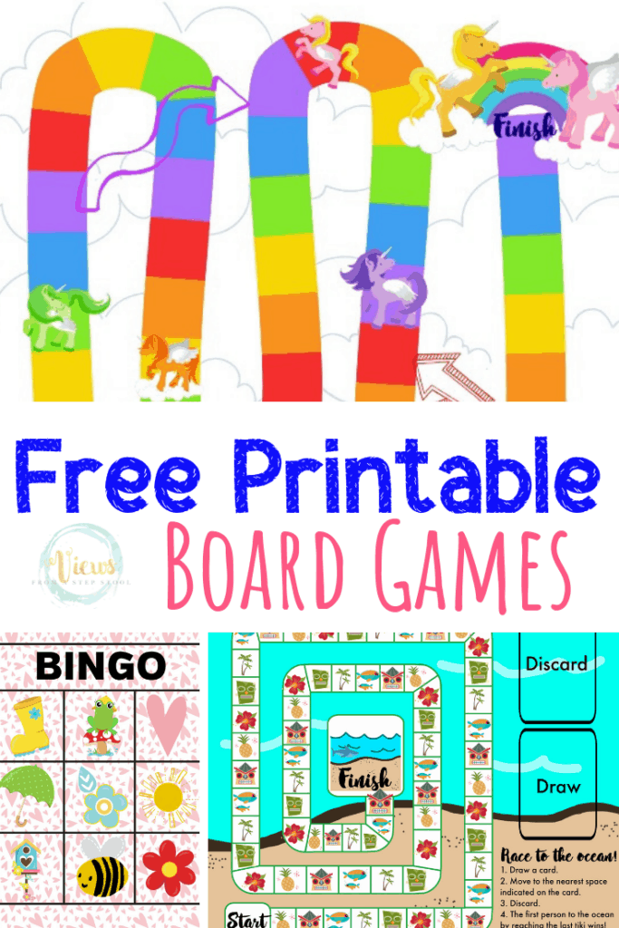 Free Printable Board Games For Kids Views From A Step Stool