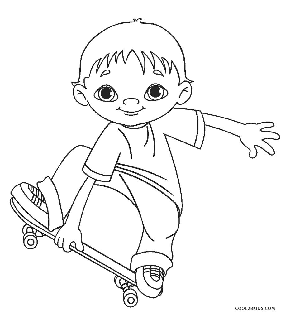 Free Printable Boy Coloring Pages For Kids Cool2bKids