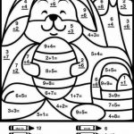 Free Printable Christmas Math Worksheets 2nd Grade  From Christmas Calculated Colouring Worksheets Free