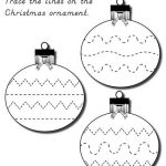 FREE Printable Christmas Ornament Line Tracing Worksheet  From Christmas Ornaments Worksheets Students