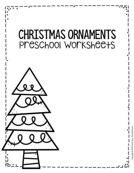 Free Printable Christmas Ornaments Christmas Preschool 