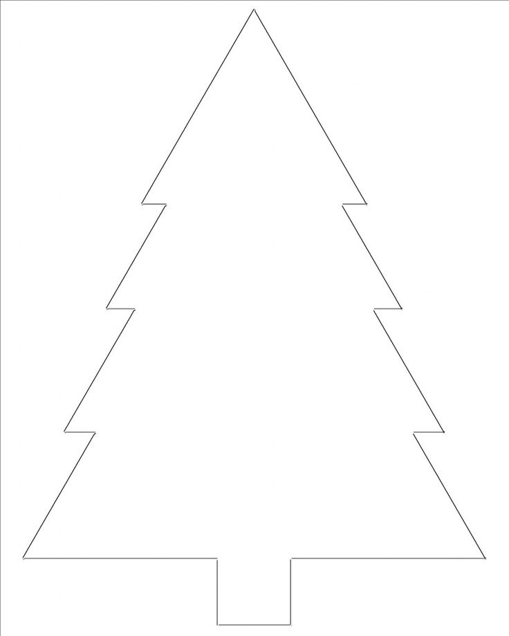 Free Printable Christmas Tree Templates Christmas Tree