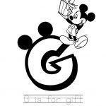 Free Printable Mickey Mouse ABC Letter Tracing For