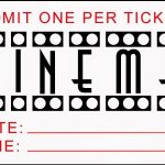 FREE Printable Movie Night Tickets Movie Night