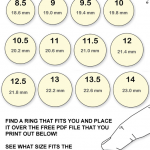 FREE PRINTABLE RING FINGER SIZE CHART Printable Ring
