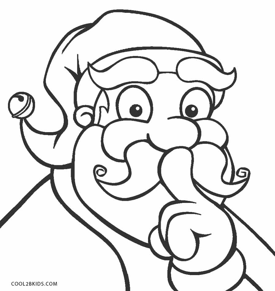 Free Printable Santa Coloring Pages For Kids