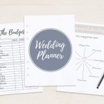 Free Printable Wedding Planner A5 Letter Wedding