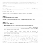 Free Printable Wills Just Fill In The Blanks Blank Wills