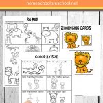 Free Printable Zoo Math Worksheets For Preschoolers Math
