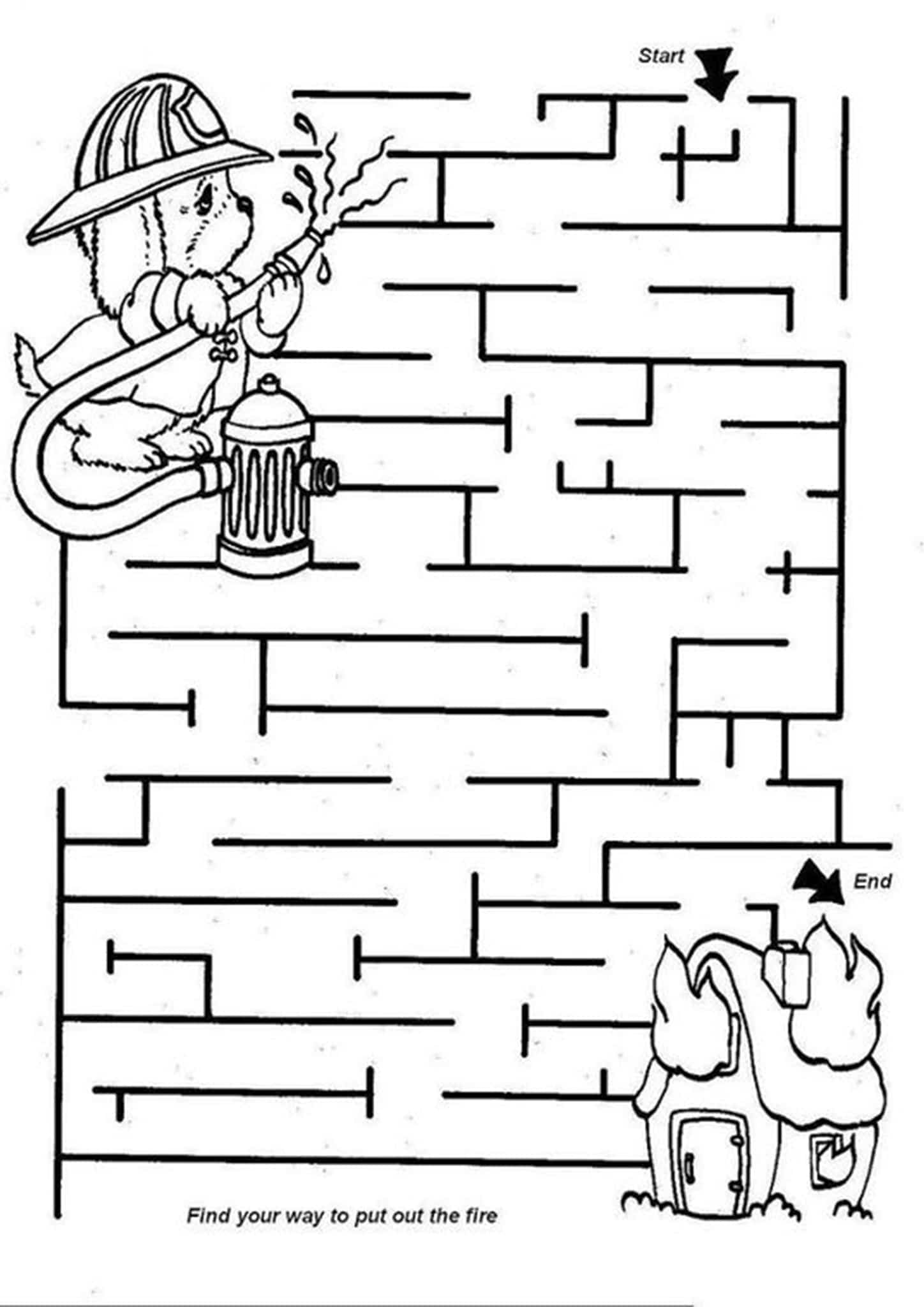 Free Simple Maze Printables For Preschoolers And 