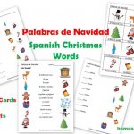 Free Spanish Worksheets Christmas Words Palabras De  From Free Spanish Christmas Worksheets