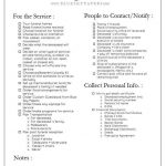 Funeral Planning Worksheet Funeral Planning Checklist