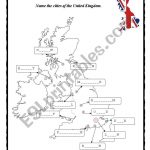 Geography Of The UK ESL Worksheet By Athink