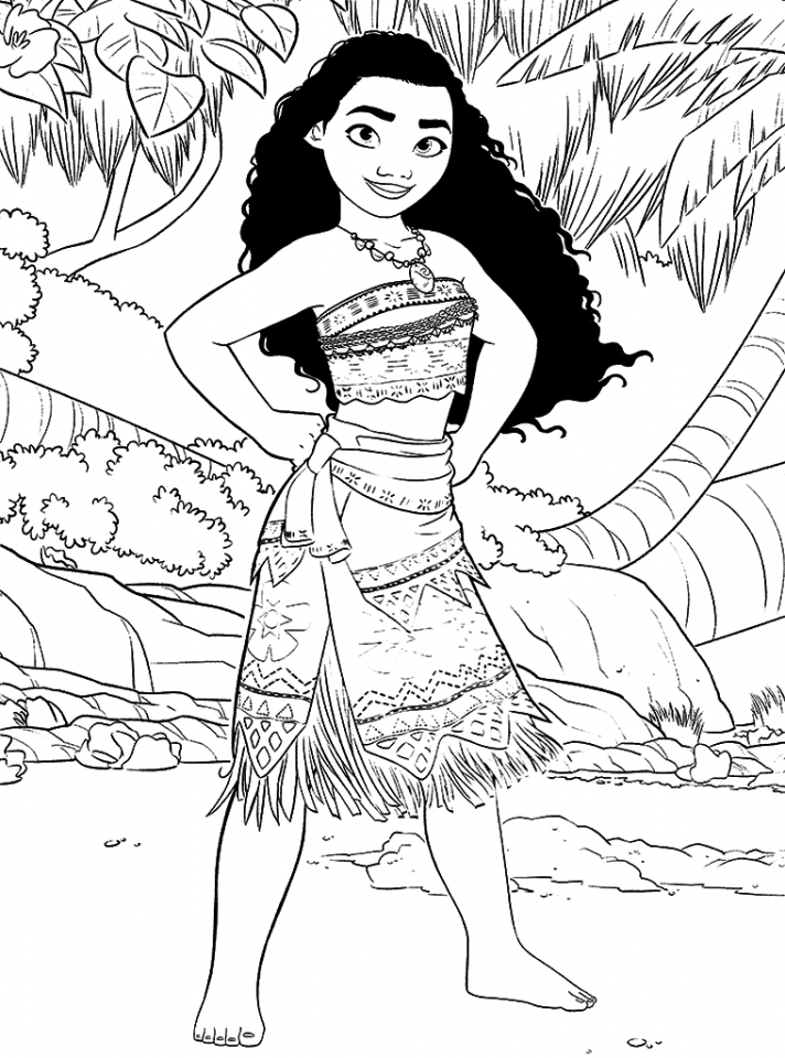 Get This Free Printable Disney Moana Coloring Pages PO72R
