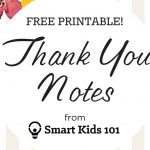 Get Your Free Printable Thank You Notes Right Here