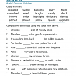 Grade 3 Verb Worksheets Fill Online Printable Fillable