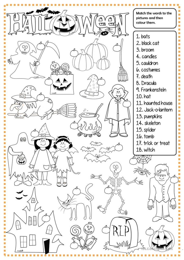 Halloween Feelings Worksheets AlphabetWorksheetsFree