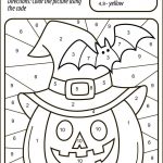 Halloween Pumpkin Color Halloween Worksheets Halloween