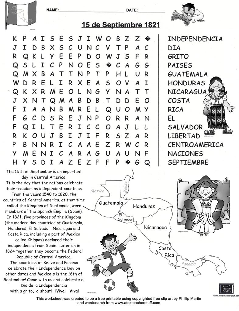 Hispanic Heritage Month Printable Worksheets Lexia S Blog