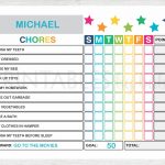 Kids Chore Chart Chore Chart For Kids Kids Chores Etsy