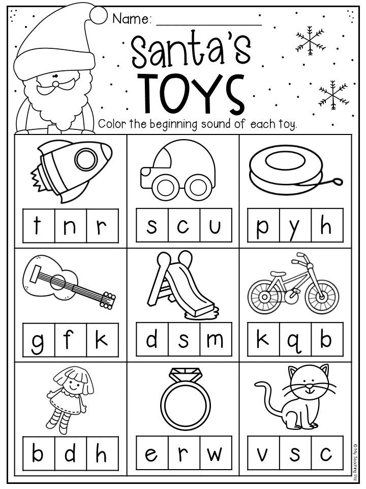 Kindergarten Christmas Worksheet Booklet In 2020