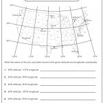 Latitude And Longitude Practice Worksheets Middle School