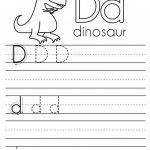 Letter D Tracing Worksheets Preschool