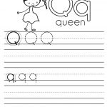 Letter Q Writing Practice Printables In 2021 Writing