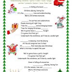Merry Christmas Everyone Song Worksheet Free ESL  From Christmas Song Lyrics Worksheets