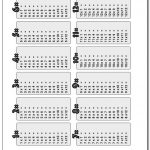 Multiplication Table Worksheet 1 12 Multiplication Table