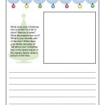 My Christmas Tree Writing Prompt From Christmas Writing Prompts Worksheets
