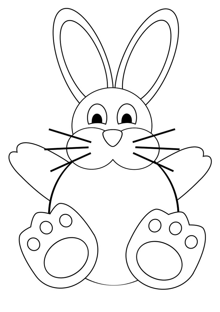 Nice Bunny Printables Moldes De Animais Artesanato De 