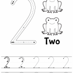 Number 2 Tracing Worksheets Preschool Number Worksheets