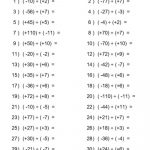 Order Of Operations PEDMAS With Division Of Integers  From Order Of Operations Christmas Worksheets