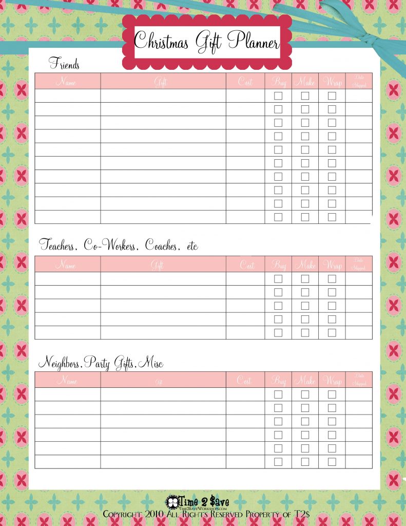 Pin By Victoria Thorin On Printables Christmas List 