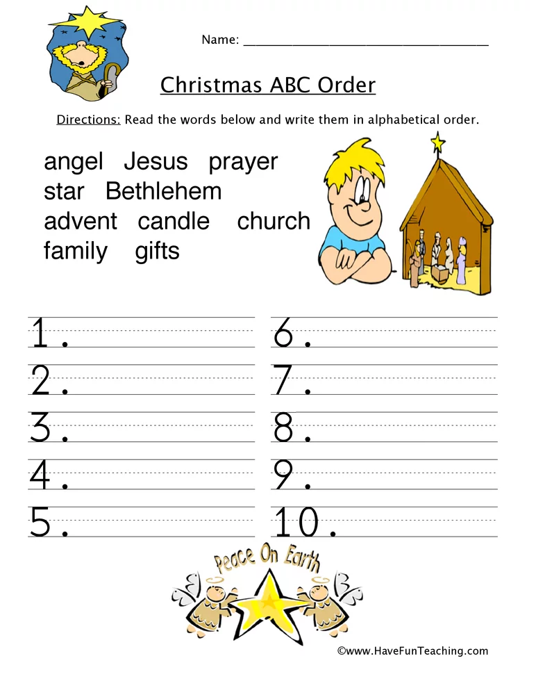 Pin On Christmas Worksheets