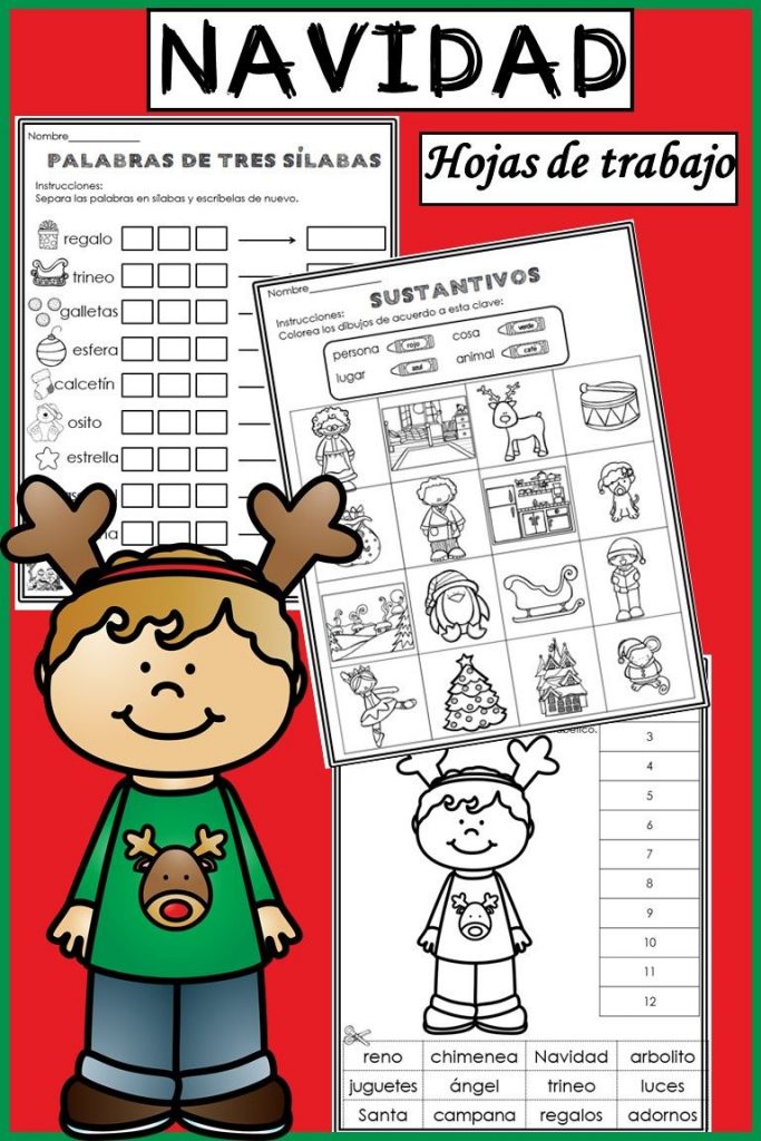 Pin On My TpT Spanish Resources From Spanish Christmas Worksheets