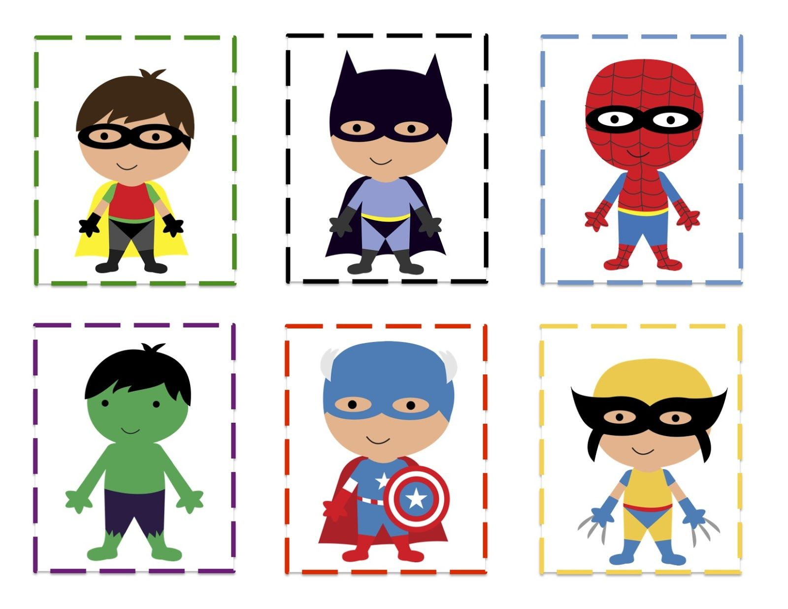 Preschool Printables Superh roes Para Preescolar 