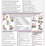 Present Perfect Tense English ESL Worksheets For
