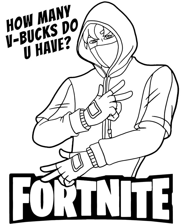 Print Free Fortnite Coloring Page Topcoloringpages