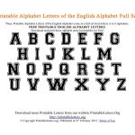 Printable Alphabet Letters Free PDF Printable College