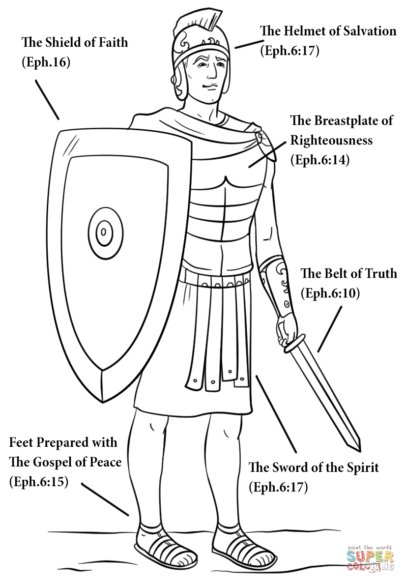 Printable Armor Of God Worksheets That Are Stupendous 