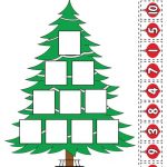 Printable Christmas Tree Ordering Numbers Worksheet  From Christmas Number Worksheets Kindergarten