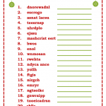 Printable Christmas Word Scramble Christmas Word  From Christmas Word Unscramble Worksheet