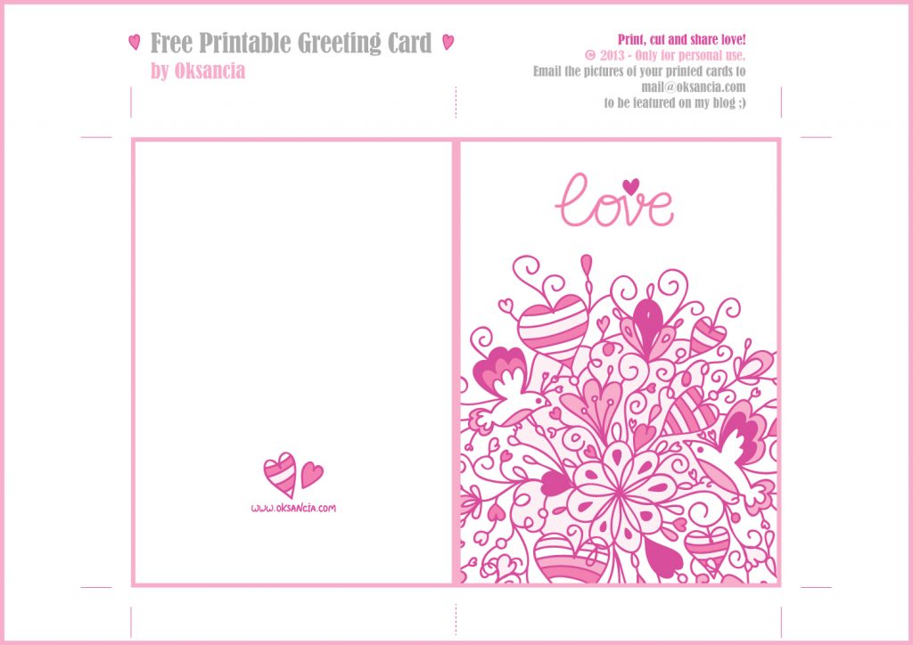 Printable Greeting Card Xmasblor