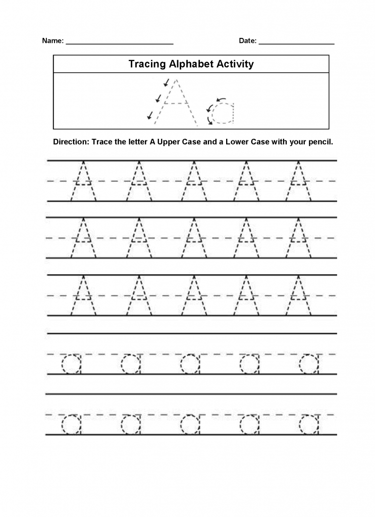 Printable Letter A Worksheets For Kindergarten