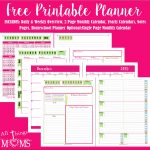 Printable Planner All Things Moms