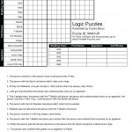 Printable Puzzles Baron In 2021 Grid Logic Puzzles